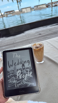 Reading by the pool