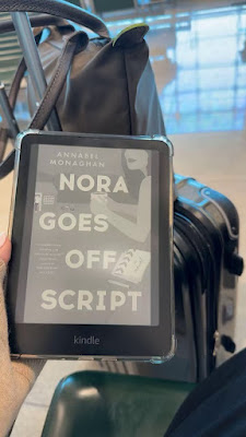 Reading at the airport